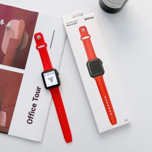 Silicone Straps For Apple Watch Band Ultra Serie 8 7 6 SE 5 4 3 2 1 45mm 41mm 44mm 40mm 42mm 38mm 49mm New Silicone Sports Men Women Bracelet Strap for smart watch strap