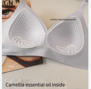 ชุดชั้นในแบบไม่มีสายของผู้หญิงไม่มีรอยต่อยกบนรองรับเพื่อป้องกันการหย่อนคล้อยด้านข้างซึบชุดชั้นในปรับเบาะ