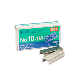 MAX STAPLES 10-1M 1BOX PRICE FOR 1 SMALL BOX (ORIGINAL)