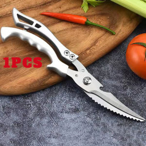 Chicken Bone Scissors Gawang Tsina Kitchen Scissors Stainless Heavy duty Kitchen Knife with Ultra-Sharp Blade Multifunction Scissors for Chicken Fish Bone Vegetables