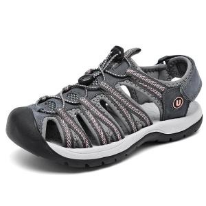 Prelesty Sandal Wanita Gunung Hiking Outdoor Adventure Ringan Sendal Cewek Kulit Sapi Traveling Lembut Empuk Anti Slip Keren 443