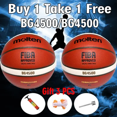 2PCS Moltens BG4500 Basketball Ball Official Size 7 Adult basketball ball Wear Resistant Outdoor durable Ball