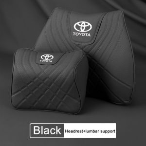 Suitable for Toyota Vios ncp93 Hilux Yaris Rush Corolla Cross Avanza Innova Alphard Altis Fortuner RAV4 Camry Revo Wigo Wish Dedicated Headrest Lumbar Support Car Interior Decoration Four Seasons Universal