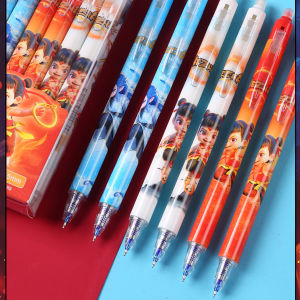 VIVOLILV 【เปิดฤดูกาลเรียน】ปากกาลบได้ ขนาดหัว0.5mm หมึกน้ำเงิน/หมึกสีดำ 1กล่อง 12แท่ง การ์ตูนน่ารัก เขียนลืน ลบง่าย ปากกาลายเซ็น สําหรับนักเรียน พร้อมส่ง