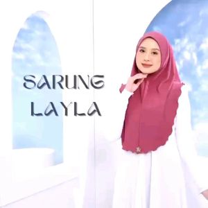 Tudung Sarung Layla Mosscrepe Premium