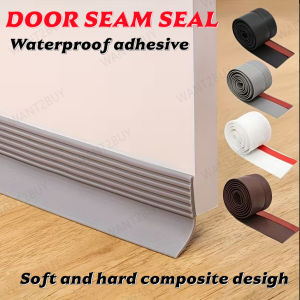 Rubber Bottom Seal Strip Windproof Waterproof Sondproof Soft Durable Door Grap Draft Stopper Pelekat Jahitan Pintu 门缝密封