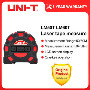 UNI-T 50M 60M Laser Tape Measure LM50T LM60T Digital Electronic Ruler Roulette Meter LCD Display Retractable Measuring Tool