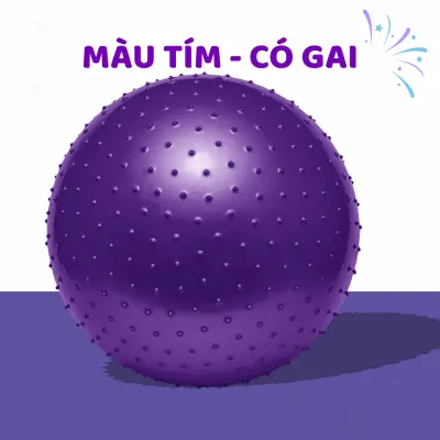 Bóng tập yoga gai chất lượng cao (55 65 75 85 cm) dày chống nổ mềm mại và thoải mái có độ đàn hồi tốt