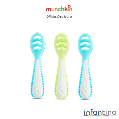 Infantino | Munchkin Gentle Dip ™ Multistage First Spoons - 3pk