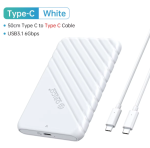 ORICO USB C Hard Drive Enclosure 2.5 inch USB 3.1 Gen 2 Type C to SATA External Hard Drive Disk Case Adapter
