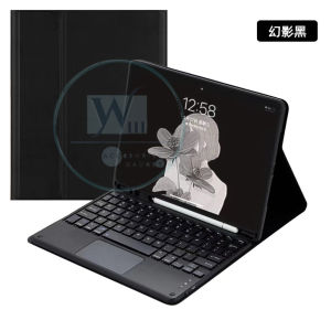 BLUETOOTH KEYBOARD IPAD 6 9.7" BOOKCOVER MAGNETIC SLIM KEYBOARD TOUCHPAD WITH SPEN HOLDER