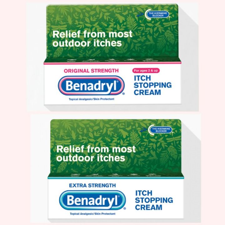 BENADRYL Itch Stopping Cream Original StrengthExtra Strength | Lazada PH