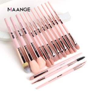 MAANGE 15Pcs Makeup Brushes Set Eye Shadow Blending Eyeliner Eyelash Eyebrow Brushes 5933