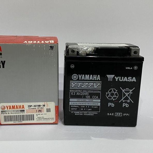 Aki Accu Kering Motor Yamaha NMax N Max Aerox 155 Lexi YTZ7V 2DP-H2100