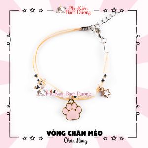 Vòng Tay Dễ Thương - Chân Mèo Mẫu 2023 Có sẵn