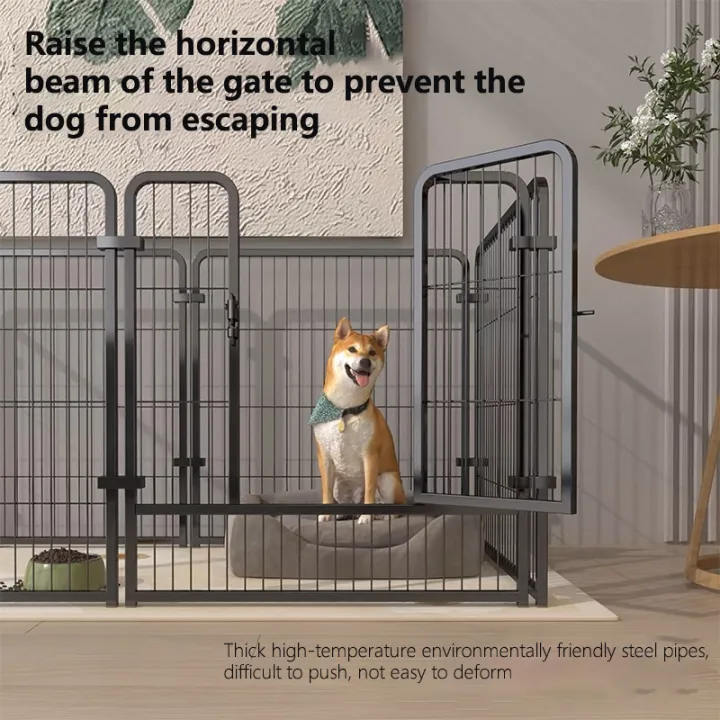 Greenpets%20Indoor%20Dog%20Playpen%20Easy%20Assemble%20Pen%20Fence%20Dog%20Cage%20with%20isolation%20door%20anti-collision%20door%20lock%20Bakod%20na%20Panulat%20-%20Image%205