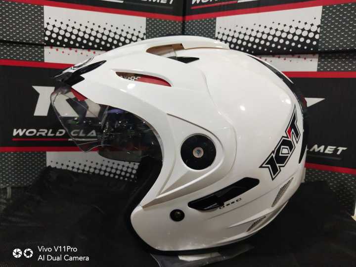 helm half face kyt venom RR visor solid helm kyt venom RR