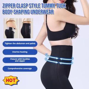 Zipper clasp style tummy tuck Body Shapewear Seamless Women underwear High Waist Slimming Butt Lifter Shaper Pant Waist Trainer Binders