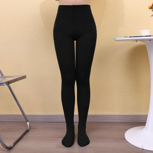 Thermal Stockings Womens Fleece Tights Ladies Warm Winter Tights Leggings Fake Translucent Warm Plush Winter Pantyhose