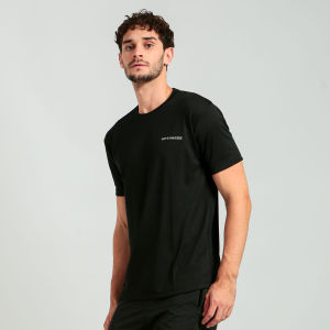 Uptimaze Kaos Jersey Dry Fit Olahraga Running Gym Tennis - Black