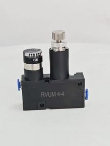 Pneumatic regulation micro pressure valve tube small pressure reducing valve air pressure regulating valve RVUM4-4 RVUM6-6