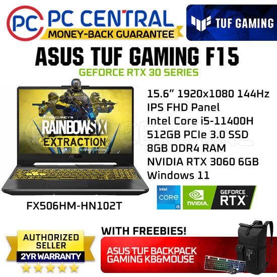 ASUS TUF F15 Gaming Laptop (FX506HM-HN102T) 15.6