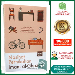 Nasihat Pernikahan Imam Al-Ghazali ORIGINAL Menuju Keluarga Samawa Sebelum dan Sesudah Kawin Menekan Syahwat Karya Imam Al-Ghozali Penerbit Turos