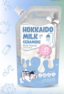 GLOBAL - VIENNA MILK BODY CLEANSER 350ML - SABUN MANDI SUSU VIENNA