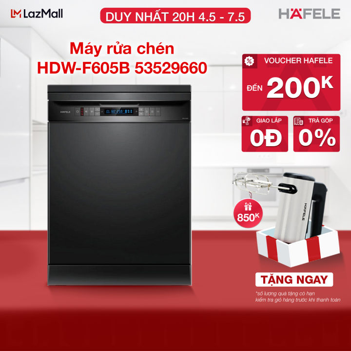 Máy rửa chén Hafele HDW-F605B 535.29.660