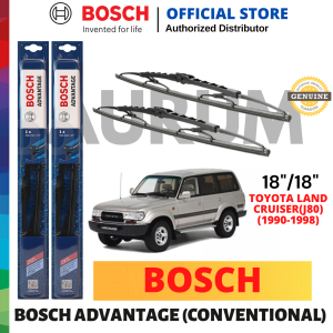 Bosch Advantage Wiper Blade set for Toyota Land Cruiser(J80) 1990-1998 (18/18) 2pcs
