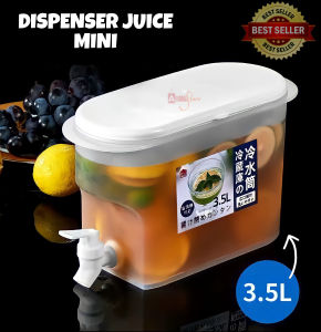 ( BISA COD ) PROMO Dispenser Jus Plastik Mini 3.5 Liter / Galon Air Kecil / Ketel Minuman Dingin / Keran Dispenser / Bucket Mini Juice / Water Tank Portable / Dispenser Kulkas /Dispenser Air Panas dan Dingin Model Baru /Tempat Air Minum / Dispenser Kulkas