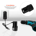 (Dikirim Dari Jakarta)Bor baterai cas komplit 12V Mesin bor cas murah 10mm Bor tangan baterai Bor Tanpa kabel Cordless drill Bisa Bolak Balik Termasuk koper dan mata/mesin bor cas 2 baterai/bor cas murah 2 baterai promo/bor cordless/bor charger 2 baterai. 