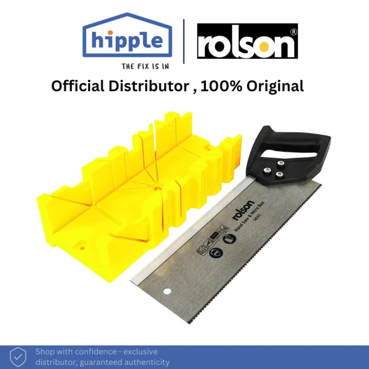 Rolson 58262 Hand Saw & Mitre Box | Lazada