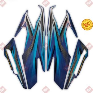 Striping Stiker Polet lis body fullset motor rx king 2005 biru Sticker Murah Berkualitas