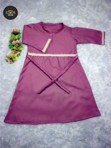 ABAYA ZHARA//GAMIS ANAK PEREMPUAN//GAMIS  BAHAN TOYOBO