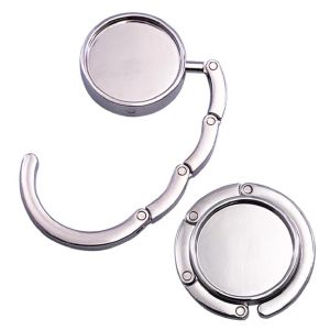 Kait Magnetik Kait Gantungan Tas Meja Lipat Portabel Hanger Bag Holder Hook Table Anti Slip