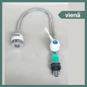 [ VIENA ] Kran Angsa Fleksibel Kran Cuci Piring Keran Sink Kran Dapur Meja Stainless PVC BS-1W & BS-2W