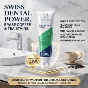 Probiotic Toothpaste Teeth Whitening Stain Remover 1-Second Stain Removal Cavity Repair Oral Care