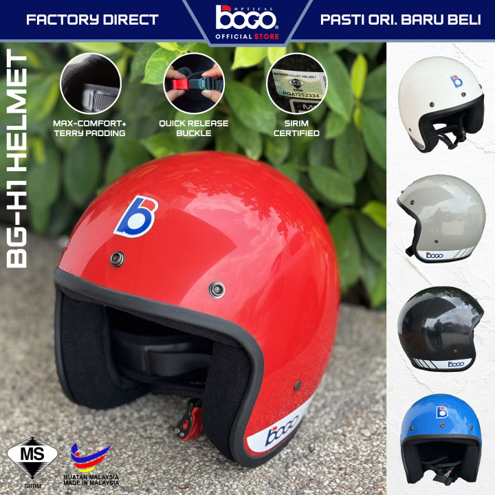 ORIGINAL) BOGO BG-H1 Helmet for Motorbike Motorcycle (Adult