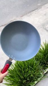 Chảo Vân Đá Ceramic 33cm Sâu Lòng Dùng Được Cho Mọi Loại Bếp Phukienprocare