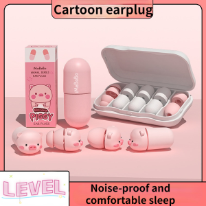 Soundproof earplugs small red noise cancelling earplugs for sleep especially quiet soft slow recovery anti snoring protection