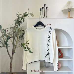 DILLA BLOUSE RAJUT PREMIUM / ATASAN RAJUT TEBAL / SWEATER WANITA KOREAN STYLE