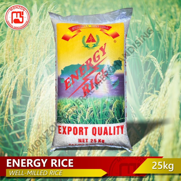 Energy Rice Well-Milled Rice 25kg | Lazada PH