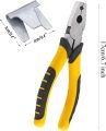 1202 PCS Wire Cage Clips and Pliers Rabbit Chicken Wire Cage Clips J Clips for Wire Cages Hog Ring Pliers Wire Cage Buckle Clips Animal Cage Snap-ring Pliers for Bird Quail Rabbit Chicken Hog Cages. 
