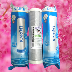 BỘ 3 LÕI LỌC THAY CHO MÁY KAROFI MODEL S-S038 | OP1310 - SỐ 2 LÀ LÕI CTO OEM