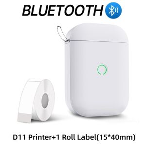 Label Maker Bluetooth Label Printer D11 Mini Thermal Stickers Printer Name Sticker Category Labels