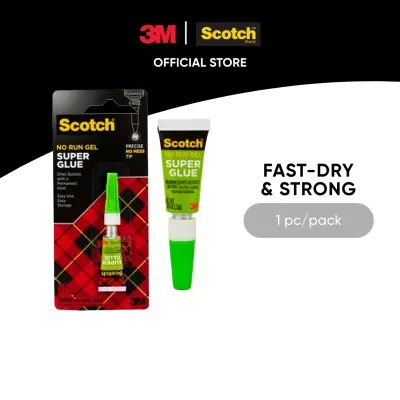 3M™ Scotch® Super Glue No Run Gel 4 pcs/pack 0.5 g/pc For single use