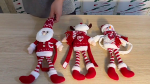 Christmas Dolls Curtain Button Curtain Buckle Household Supplies Curtain Tie Rope Novelty Home Decorations for Bedroom