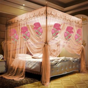 Kelambu Tenda Tidur Print Ukuran 180x200 cm Kotak Motif Anti Nyamuk