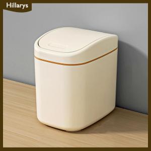 [Hillarys] Desktop Trash Can Small Mini Garbage Can Plastic Dustbin with Shake Cover for Home Office Waste Bins Household Cleaning